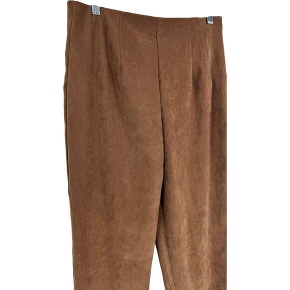 Vintage W.L. Sportswear Petites Brown Stretch Pants Size 14P Made in USA - Picture 11 of 15